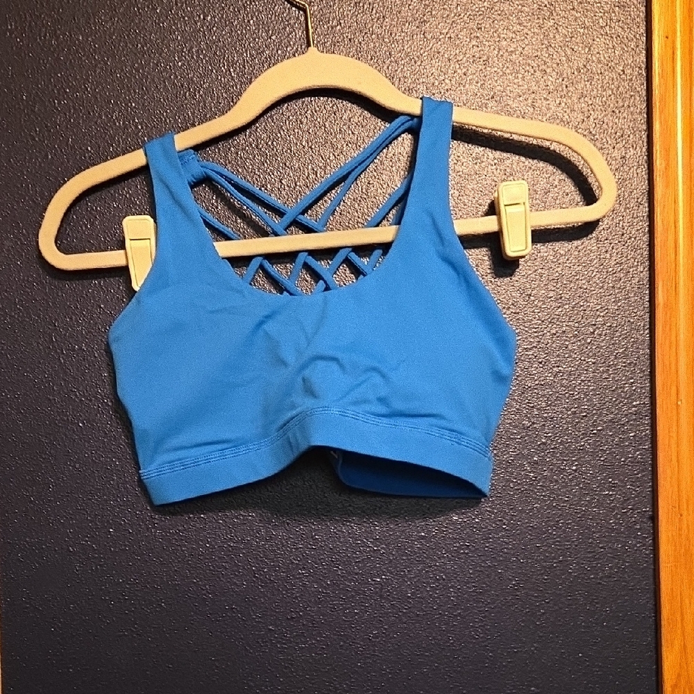 Constantly Varied Gear Sky Blue Strappy Bra